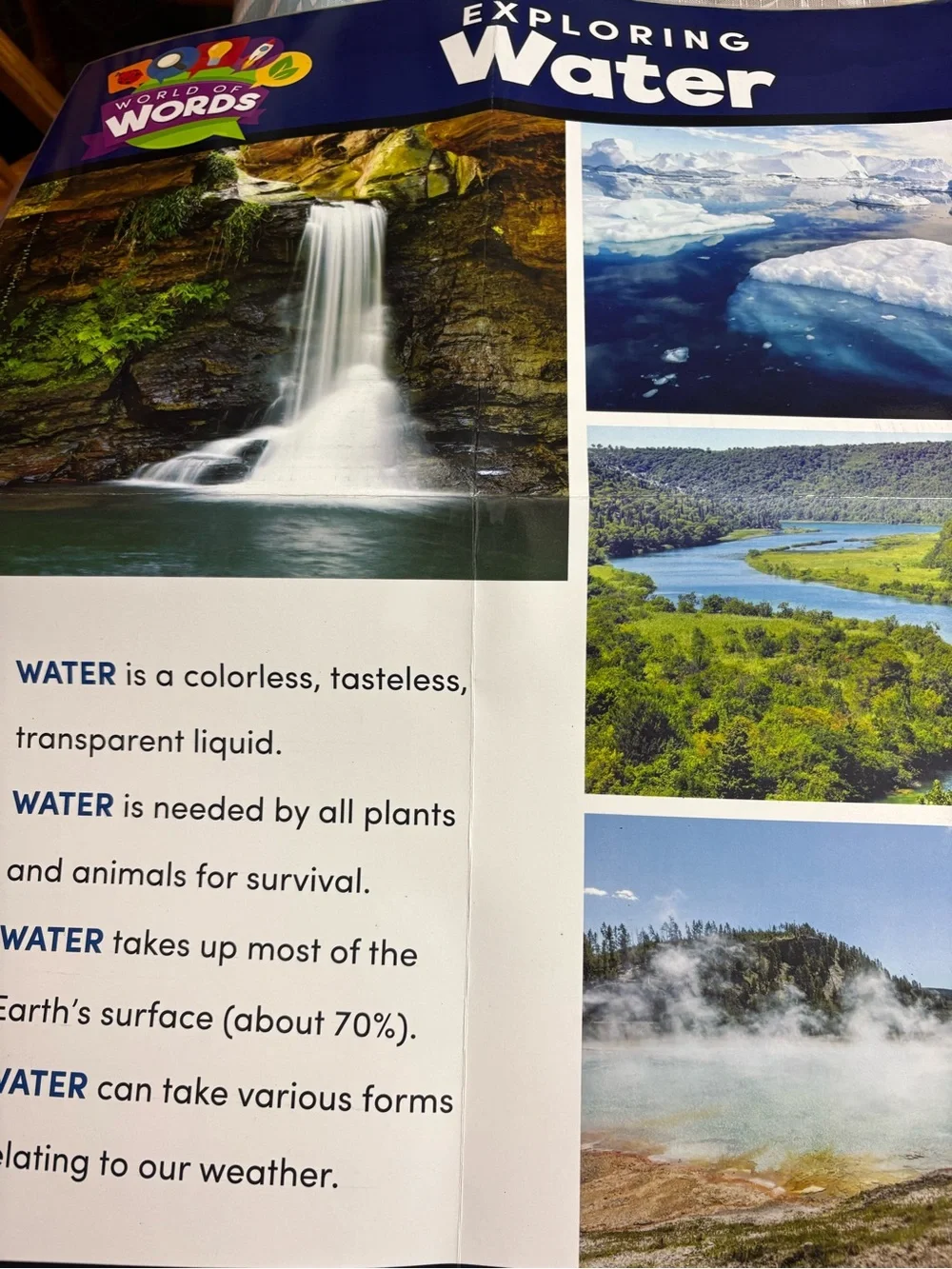 Exploring Water Educational Lower Elementary Teaching Set -